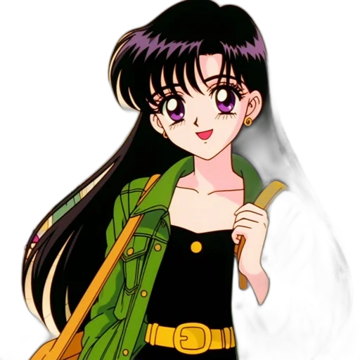 dress, staff, anime, cartoon transparent PNG cut-out