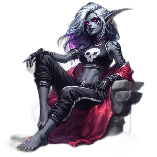fantasy art, concept art, comic book art, pixel art transparent PNG cut-out