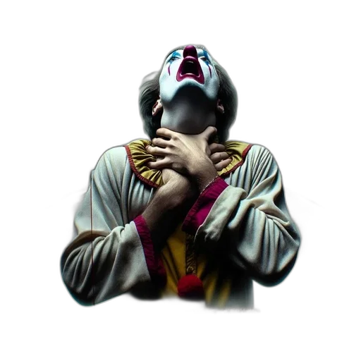 mask, face, creature, jacket transparent PNG cut-out