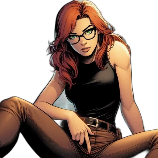comic book art, cartoon, concept art, earth tones transparent PNG cut-out