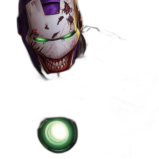 mask, robot, face, creature transparent PNG cut-out