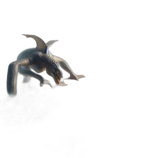 dragon, creature, animal, hair transparent PNG cut-out