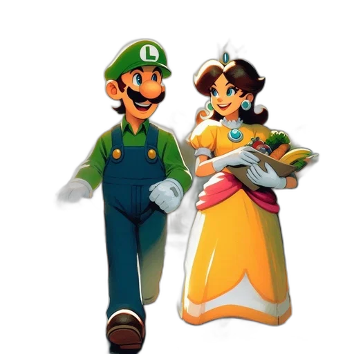 crown, dress, concept art, 3d render transparent PNG cut-out
