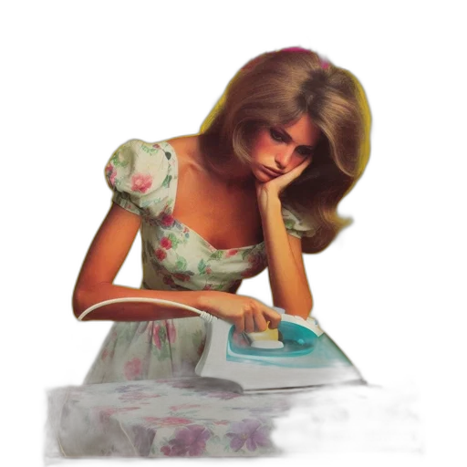 dress, photorealistic, comic book art, watercolor transparent PNG cut-out