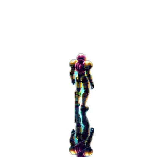 robot, staff, hair, sword transparent PNG cut-out