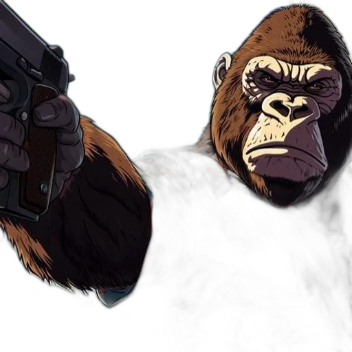 animal, concept art, comic book art, photorealistic transparent PNG cut-out