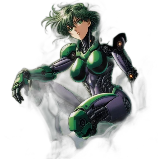 robot, concept art, comic book art, cyberpunk transparent PNG cut-out