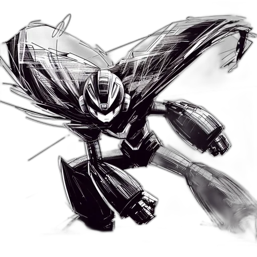 robot, weapon, mask, sword transparent PNG cut-out