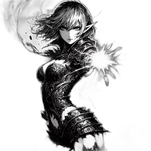 dress, flower, dragon, weapon transparent PNG cut-out