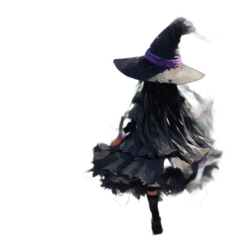 hat, dress, staff, mask transparent PNG cut-out