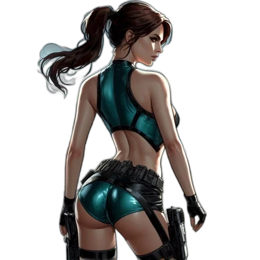 cyberpunk, concept art, comic book art, fantasy art transparent PNG cut-out