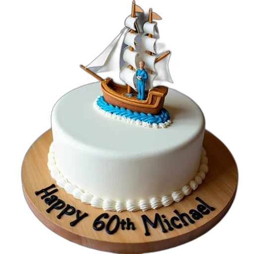 3d render, white, cake, detailed transparent PNG cut-out