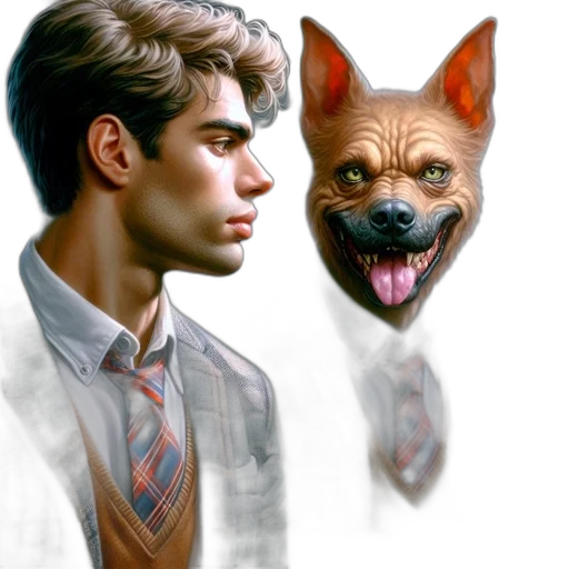 animal, creature, face, staff transparent PNG cut-out