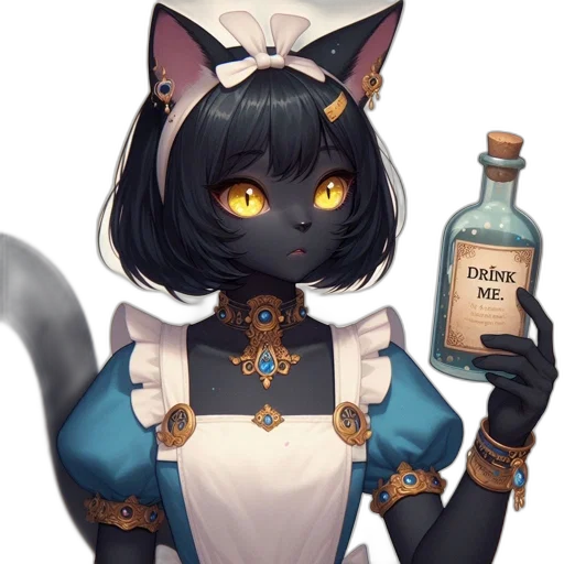 bottle, staff, dress, weapon transparent PNG cut-out