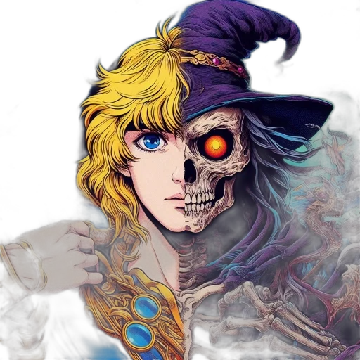 mask, face, staff, fantasy art transparent PNG cut-out