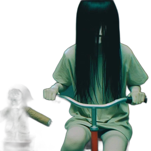 hair, staff, mask, creature transparent PNG cut-out