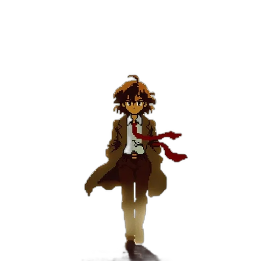 staff, jacket, weapon, creature transparent PNG cut-out