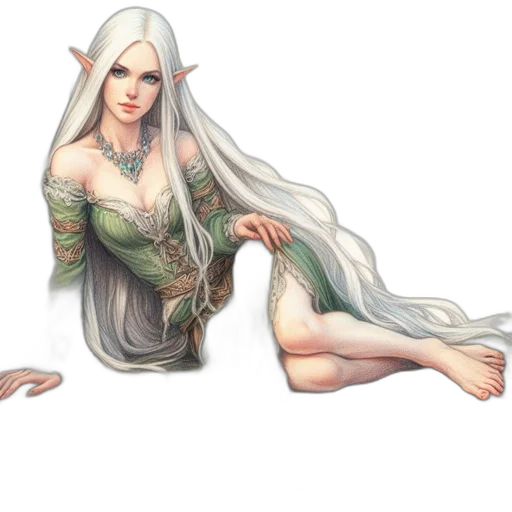 dragon, dress, fantasy art, concept art transparent PNG cut-out