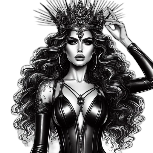 crown, jewelry, comic book art, fantasy art transparent PNG cut-out
