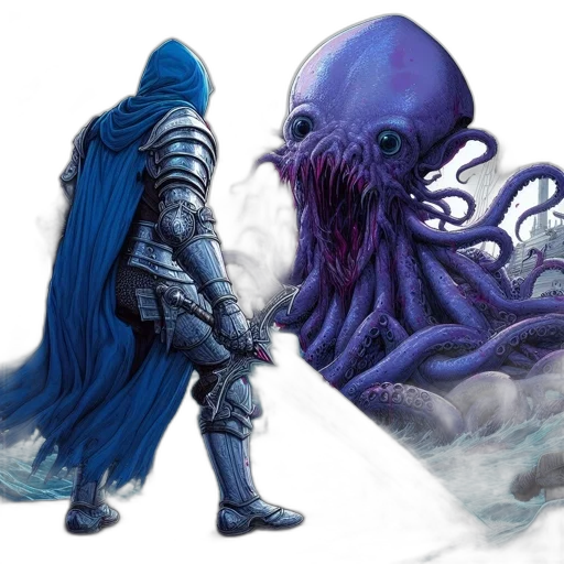 creature, concept art, fantasy art, comic book art transparent PNG cut-out