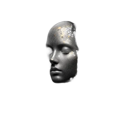 face, mask, crown, jewelry transparent PNG cut-out