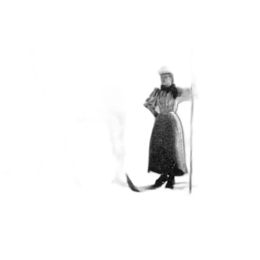dress, staff, shoes, hat transparent PNG cut-out