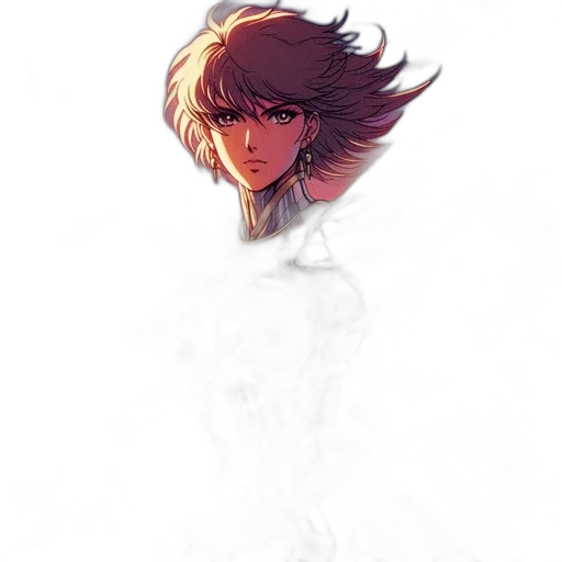 face, hair, staff, mask transparent PNG cut-out
