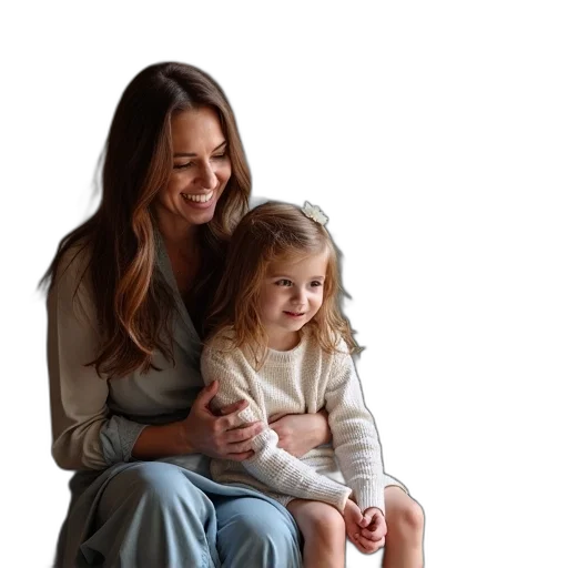 photorealistic, duchess, cambridge, her transparent PNG cut-out