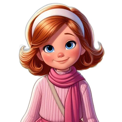 staff, face, dress, cartoon transparent PNG cut-out