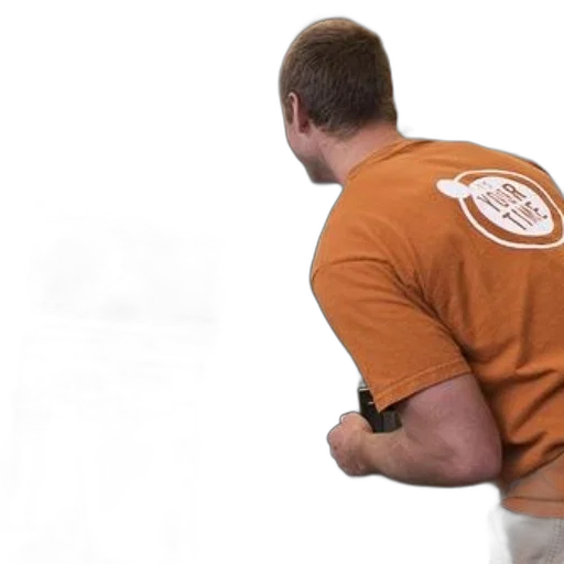 staff, jacket, weapon, man transparent PNG cut-out