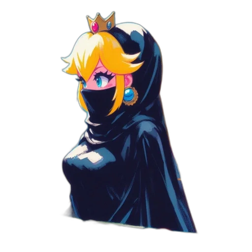 crown, mask, staff, dress transparent PNG cut-out