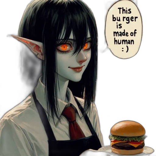 food, creature, robot, face transparent PNG cut-out