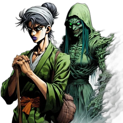 mask, comic book art, concept art, fantasy art transparent PNG cut-out