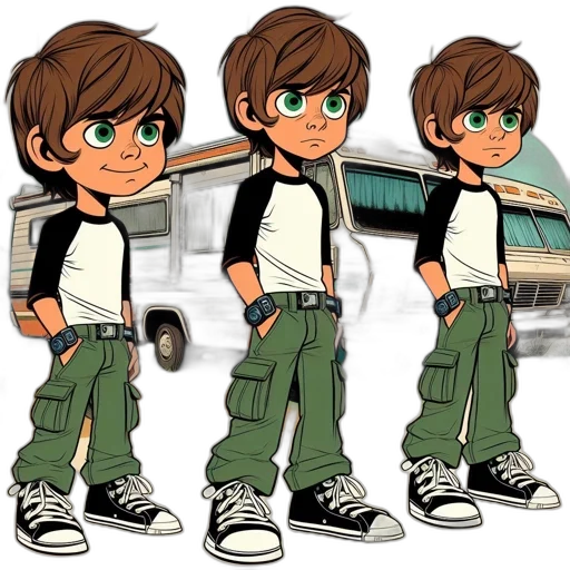 cartoon, concept art, comic book art, 3d render transparent PNG cut-out