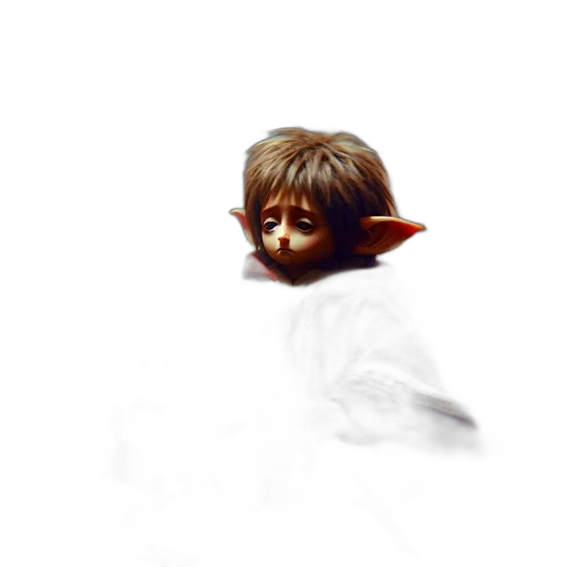 creature, mask, face, staff transparent PNG cut-out