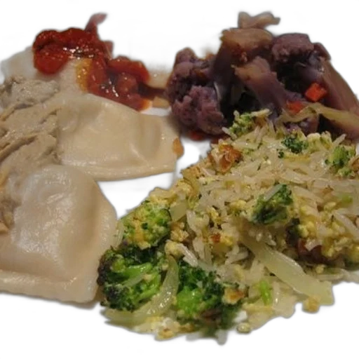 food, plate, featuring, ravioli transparent PNG cut-out