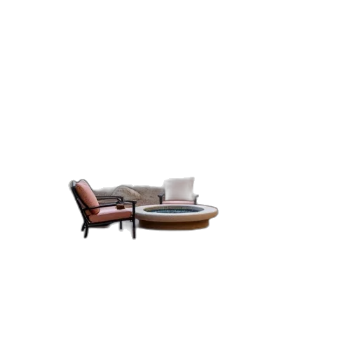 furniture, 3d render, photorealistic, earth tones transparent PNG cut-out