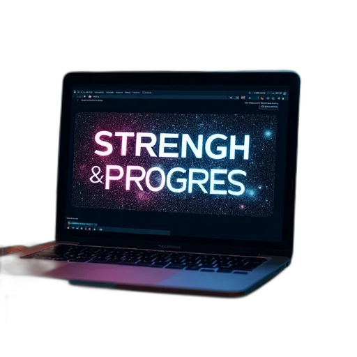 staff, 3d render, cyberpunk, word transparent PNG cut-out