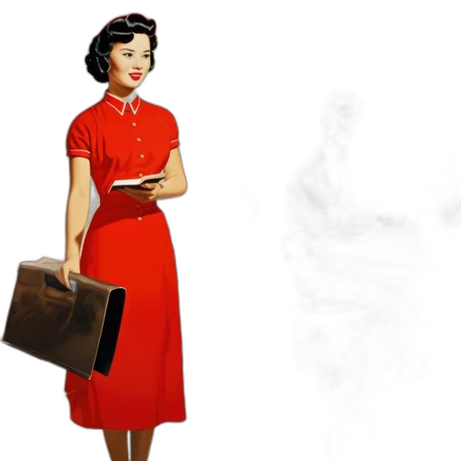 dress, staff, concept art, photorealistic transparent PNG cut-out