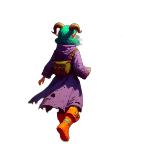 staff, dress, mask, creature transparent PNG cut-out