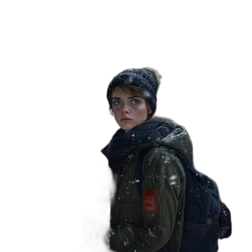 jacket, face, robot, creature transparent PNG cut-out
