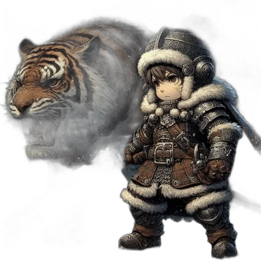animal, creature, weapon, staff transparent PNG cut-out