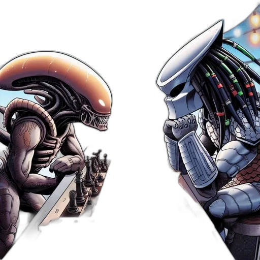 robot, concept art, comic book art, cyberpunk transparent PNG cut-out