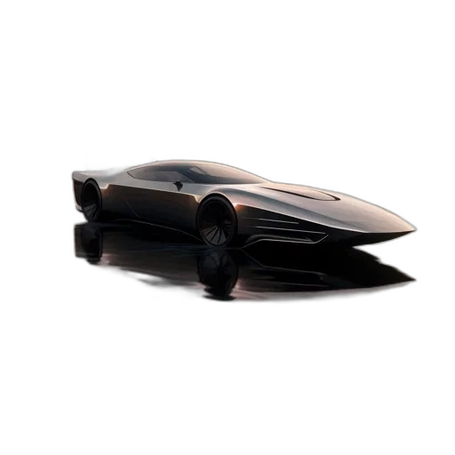 car, 3d render, concept art, photorealistic transparent PNG cut-out