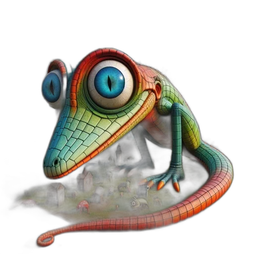 dragon, creature, animal, face transparent PNG cut-out