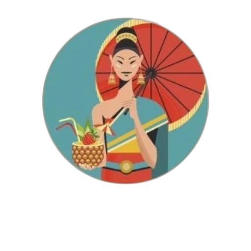 umbrella, staff, jewelry, hat transparent PNG cut-out