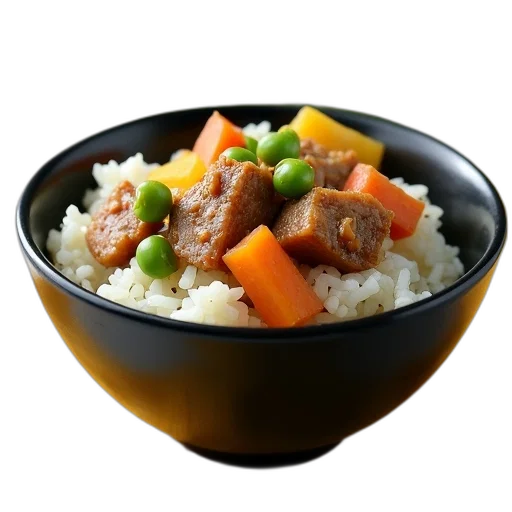 food, photorealistic, 3d render, black transparent PNG cut-out