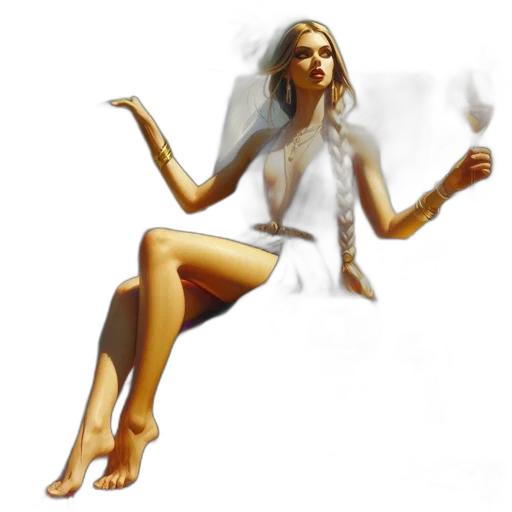 dress, concept art, fantasy art, photorealistic transparent PNG cut-out