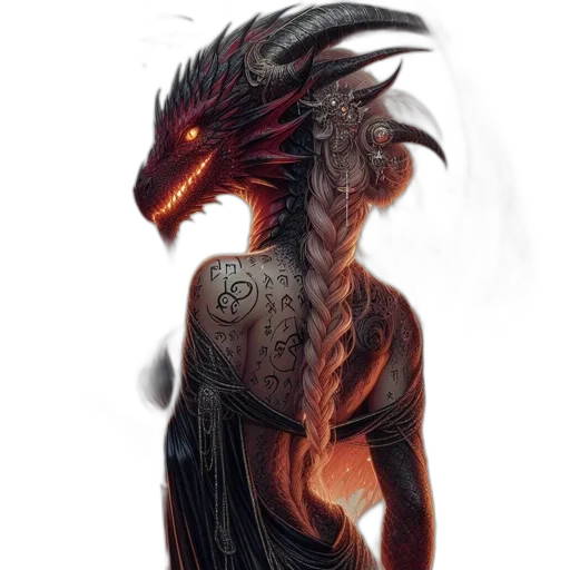 dragon, creature, dress, mask transparent PNG cut-out