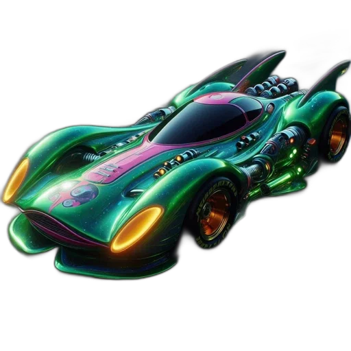car, weapon, 3d render, concept art transparent PNG cut-out